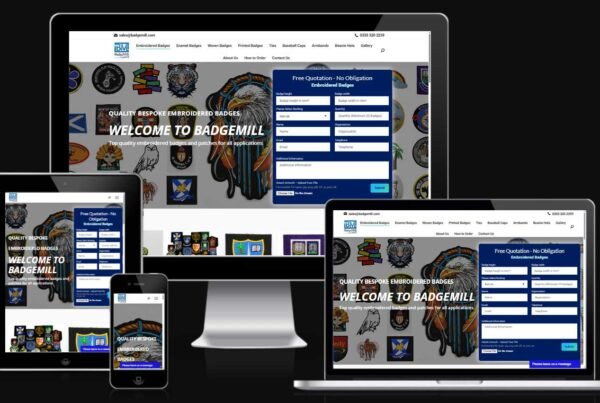 Ecommerce Website Redesign for badges product