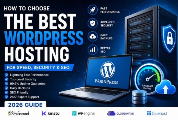 How to Choose the Best WordPress Hosting for Speed, Security, and SEO (2026 Guide)