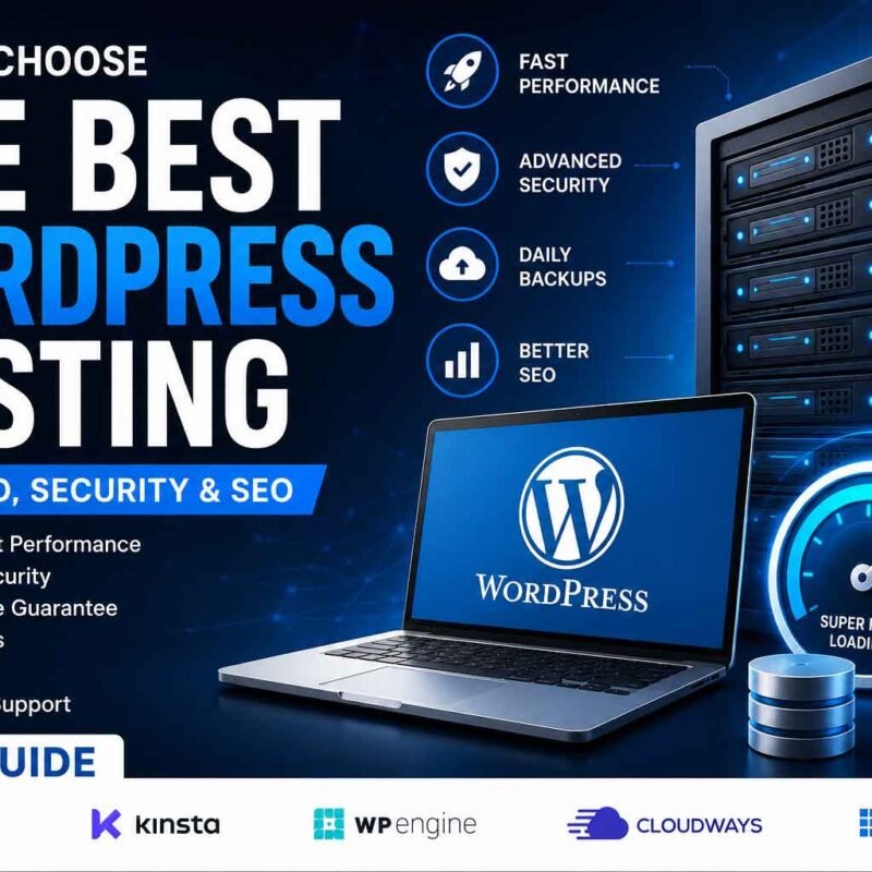 How to Choose the Best WordPress Hosting for Speed, Security, and SEO (2026 Guide)