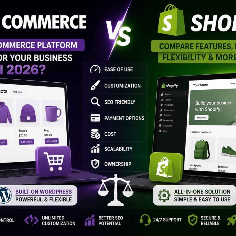 WooCommerce vs Shopify: Which eCommerce Platform Is Best for Your Business in 2026?